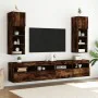 TV-Möbel mit LED-Lichtern in rauchiger Eiche 30,5x30x90 cm von , TV-Möbel - Ref: Foro24-837009, Preis: 51,92 €, Rabatt: %