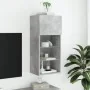 Mueble para TV con luces LED gris hormigón 40,5x30x90 cm de , Muebles TV - Ref: Foro24-837049, Precio: 58,66 €, Descuento: %