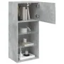 Mueble para TV con luces LED gris hormigón 40,5x30x90 cm de , Muebles TV - Ref: Foro24-837049, Precio: 58,66 €, Descuento: %
