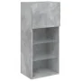 Mueble para TV con luces LED gris hormigón 40,5x30x90 cm de , Muebles TV - Ref: Foro24-837049, Precio: 58,66 €, Descuento: %