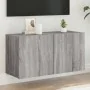 Wall-mounted TV stand in Sonoma gray, 80x30x41 cm by , TV Furniture - Ref: Foro24-836962, Price: 56,16 €, Discount: %