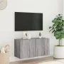 Wall-mounted TV stand in Sonoma gray, 80x30x41 cm by , TV Furniture - Ref: Foro24-836962, Price: 56,16 €, Discount: %