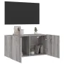 Mueble para TV de pared gris Sonoma 80x30x41 cm de , Muebles TV - Ref: Foro24-836962, Precio: 56,16 €, Descuento: %