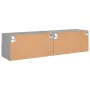 Wall-mounted TV units 2 pcs gray Sonoma wood 60x30x30 cm by , TV Furniture - Ref: Foro24-836865, Price: 71,98 €, Discount: %