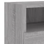 Wall-mounted TV units 2 pcs gray Sonoma wood 60x30x30 cm by , TV Furniture - Ref: Foro24-836865, Price: 71,98 €, Discount: %