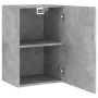 Wall-mounted TV furniture 2 units gray wood concrete 40.5x30x60 cm by , TV Furniture - Ref: Foro24-836917, Price: 74,90 €, Di...