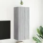 Wall-mounted TV stand in gray Sonoma engineered wood 40.5x30x102 cm by , TV Furniture - Ref: Foro24-836936, Price: 68,12 €, D...