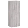 Wall-mounted TV stand in gray Sonoma engineered wood 40.5x30x102 cm by , TV Furniture - Ref: Foro24-836936, Price: 68,12 €, D...