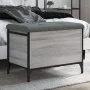 Engineered wood storage bench in gray Sonoma, measuring 62x42x45 cm. by , Benches for halls and storage - Ref: Foro24-835140,...