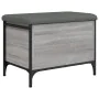 Engineered wood storage bench in gray Sonoma, measuring 62x42x45 cm. by , Benches for halls and storage - Ref: Foro24-835140,...