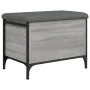 Engineered wood storage bench in gray Sonoma, measuring 62x42x45 cm. by , Benches for halls and storage - Ref: Foro24-835140,...
