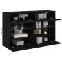 Schwarzer TV-Wandschrank mit LED-Lichtern 98,5x30x60,5 cm. von , TV-Möbel - Ref: Foro24-837107, Preis: 103,46 €, Rabatt: %