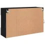 Mueble de TV de pared con luces LED negro 98,5x30x60,5 cm de , Muebles TV - Ref: Foro24-837107, Precio: 103,46 €, Descuento: %