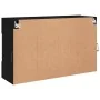 Schwarzer TV-Wandschrank mit LED-Lichtern 98,5x30x60,5 cm. von , TV-Möbel - Ref: Foro24-837107, Preis: 103,46 €, Rabatt: %
