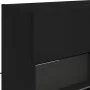 Mueble de TV de pared con luces LED negro 98,5x30x60,5 cm de , Muebles TV - Ref: Foro24-837107, Precio: 103,46 €, Descuento: %