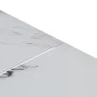Silver stainless steel and tempered glass coffee table by , Coffee table - Ref: Foro24-349947, Price: 194,24 €, Discount: %