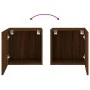 Mueble TV de pared madera ingeniería roble ahumado 40,5x30x40cm de , Muebles TV - Ref: Foro24-836908, Precio: 34,22 €, Descue...