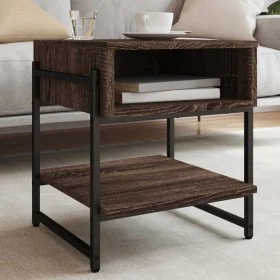 Mitteltisch aus Ingenieurholz in brauner Eiche, 40x40x45 cm. von , Couchtisch - Ref: Foro24-838967, Preis: 33,83 €, Rabatt: %