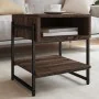 Mitteltisch aus Ingenieurholz in brauner Eiche, 40x40x45 cm. von , Couchtisch - Ref: Foro24-838967, Preis: 34,27 €, Rabatt: %
