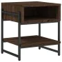 Engineered wood coffee table in brown oak, 40x40x45 cm by , Coffee table - Ref: Foro24-838967, Price: 33,83 €, Discount: %