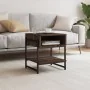 Engineered wood coffee table in brown oak, 40x40x45 cm by , Coffee table - Ref: Foro24-838967, Price: 33,83 €, Discount: %
