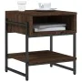 Engineered wood coffee table in brown oak, 40x40x45 cm by , Coffee table - Ref: Foro24-838967, Price: 33,83 €, Discount: %