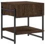 Engineered wood coffee table in brown oak, 40x40x45 cm by , Coffee table - Ref: Foro24-838967, Price: 33,83 €, Discount: %