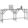 Konsole aus Sonoma-Grau 180x29x75 cm aus Ingenieurholz. von , Seitentische - Ref: Foro24-837765, Preis: 59,57 €, Rabatt: %