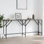 Engineered wood gray Sonoma console table 180x29x75 cm by , Side tables - Ref: Foro24-837765, Price: 56,99 €, Discount: %