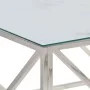 Silberner Couchtisch aus Edelstahl und gehärtetem Glas von , Couchtisch - Ref: Foro24-349979, Preis: 236,11 €, Rabatt: %