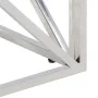 Silberner Couchtisch aus Edelstahl und gehärtetem Glas von , Couchtisch - Ref: Foro24-349979, Preis: 236,11 €, Rabatt: %