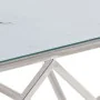 Silberner Couchtisch aus Edelstahl und gehärtetem Glas von , Couchtisch - Ref: Foro24-349979, Preis: 236,11 €, Rabatt: %