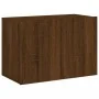Wall-mounted TV furniture set, 5 pieces, engineered wood, brown oak. by , TV Furniture - Ref: Foro24-3216517, Price: 158,50 €...