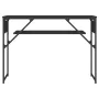 Console table with black engineered wood shelf 105x30x75 cm by , Side tables - Ref: Foro24-837792, Price: 45,15 €, Discount: %