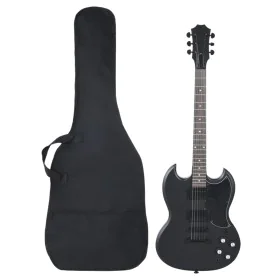 Electric guitar for beginners with black case 4/4 39" by , Guitars - Ref: Foro24-70189, Price: 162,78 €, Discount: %