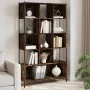 Estantería madera de ingeniería roble ahumado 102x28x172 cm de , Librerías y estanterías - Ref: Foro24-3213659, Precio: 136,3...