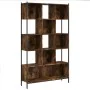Estantería madera de ingeniería roble ahumado 102x28x172 cm de , Librerías y estanterías - Ref: Foro24-3213659, Precio: 136,3...
