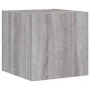 Wall-mounted TV furniture with LED lights, 5 pieces in Sonoma gray. by , TV Furniture - Ref: Foro24-3216865, Price: 166,63 €,...