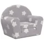 Light gray children's plush sofa bed with stars by , Baby and Toddler Furniture - Ref: Foro24-356992, Price: 50,38 €, Discoun...