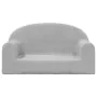 Two-seater light gray soft plush sofa for children by , Baby and Toddler Furniture - Ref: Foro24-357011, Price: 46,08 €, Disc...