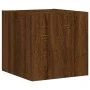 TV wall unit with LED lights, 5 pieces, engineered wood, brown oak. by , TV Furniture - Ref: Foro24-3216831, Price: 182,73 €,...