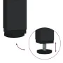 Console table with black engineered wood shelf 75x29x75 cm by , Side tables - Ref: Foro24-837712, Price: 49,31 €, Discount: %