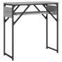 Console table with Sonoma grey engineered wood shelf 75x30x75 cm by , Side tables - Ref: Foro24-837800, Price: 39,85 €, Disco...