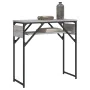 Konsolentisch Regal aus Sonoma-Gray-Ingenieurholz 75x30x75 cm von , Seitentische - Ref: Foro24-837800, Preis: 39,85 €, Rabatt: %