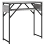 Console table with Sonoma grey engineered wood shelf 75x30x75 cm by , Side tables - Ref: Foro24-837800, Price: 39,85 €, Disco...