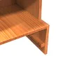 Solid pine wood shoe cabinet in brown wax finish 28x30x104 cm by , Shoe racks and shoe organizers - Ref: Foro24-837390, Price...