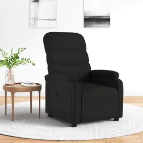 Black fabric recliner by , Armchairs - Ref: Foro24-344892, Price: 174,36 €, Discount: %