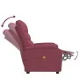 Sillón de masaje de tela rojo tinto de , Sillones de masaje eléctricos - Ref: Foro24-348302, Precio: 191,39 €, Descuento: %