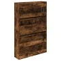 Engineered wood smoked oak shoemaker 80x21x125.5 cm by , Shoe racks and shoe organizers - Ref: Foro24-839928, Price: 118,60 €...