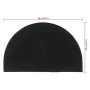 Felpudo semicircular de fibra de coco negro 50x80 cm de , Felpudos - Ref: Foro24-155575, Precio: 38,45 €, Descuento: %